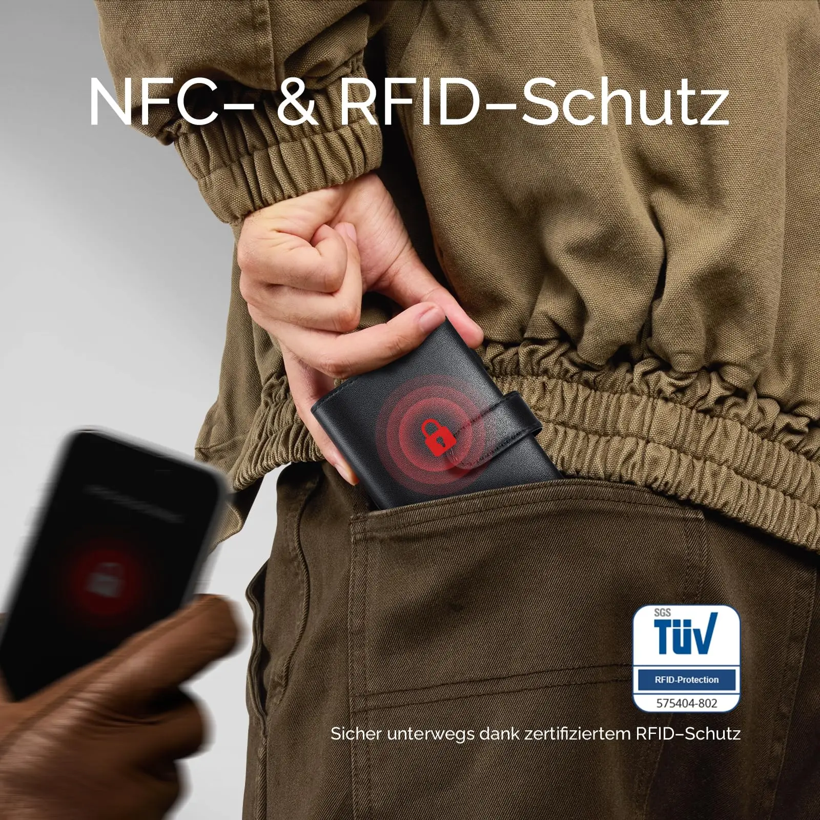 Factory Hot Sale Metal Pop Up Credit Card Holder Wallet Business Leather Card Case RFID Blocking Wallet With Zipper Coin Pocket