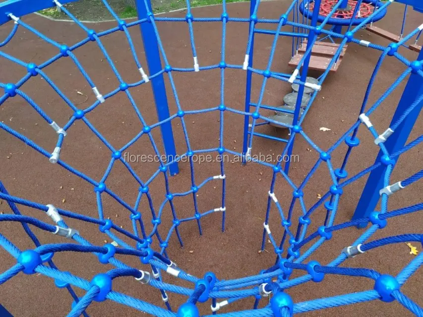 Pyramid climbing net playground combination rope height 3m