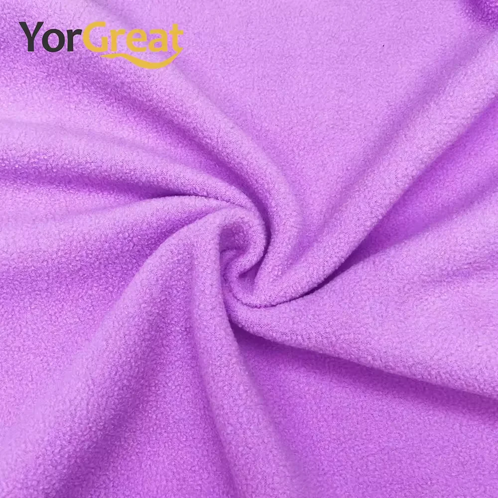 FREE SAMPLE Customized Color DTY Warm 100% Polyester High Quality One Side Brushed Fashion Polar Fleece For Jacket