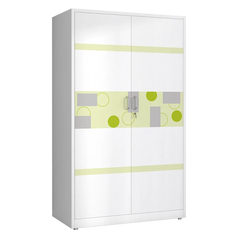 Steel cartoon printing cabinet tin closet home cabinet with lock balcony moisture-proof cabinet storage