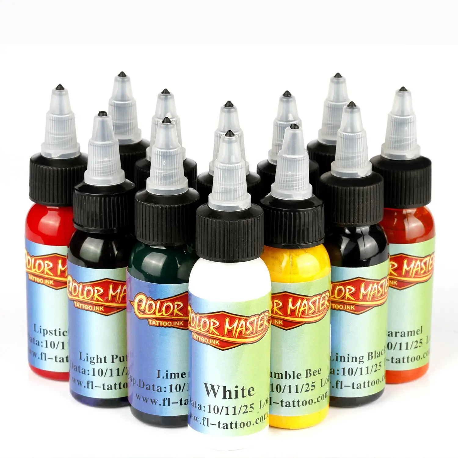 
30ml Permanent Makeup Pigment Tattoo Ink Bottle, Character Item Color Plant Type Fast Coloring, Color Retention Tattoo Ink 