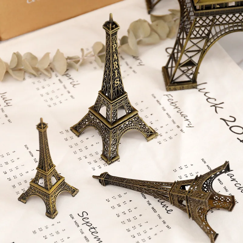 
Nordic Paris Wedding Gifts Creative Decoration Model Metal Iron Eiffel Tower 