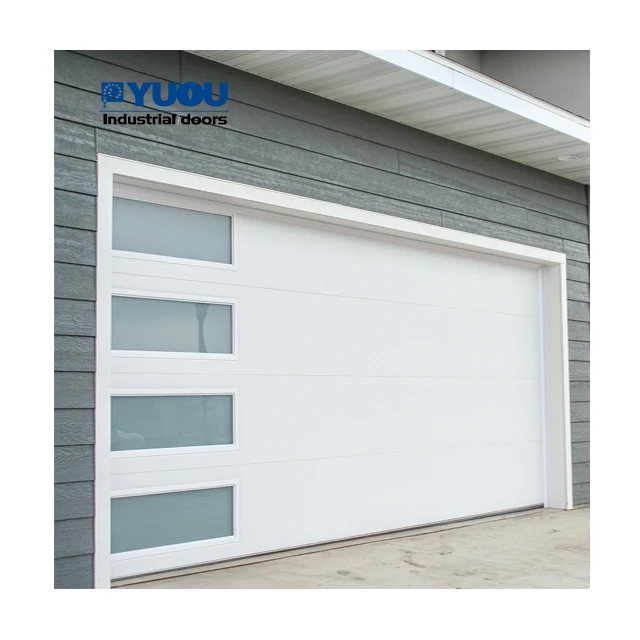 Wind Resistant And Warm Tempered Aluminum Anti-Theft Automatic High Cost Performance Garage Door