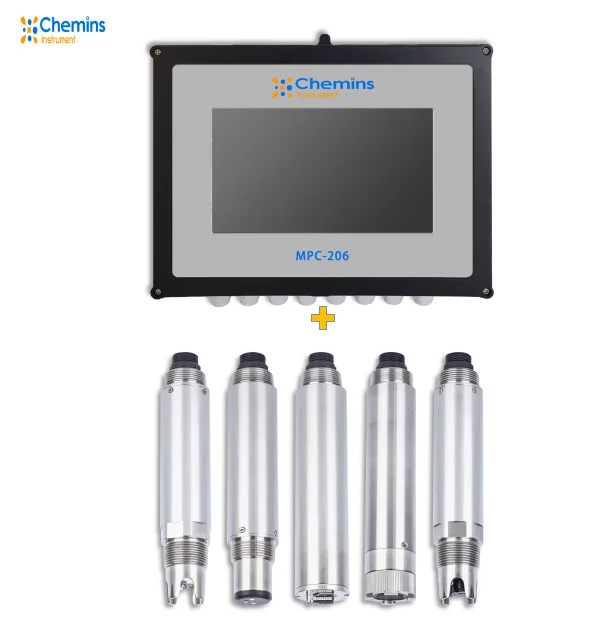 MPC-206 RS485 COD BOD Turbidity RO Water Quality Monitor Device Tool Set Multi Parameters Meter Sensor for Aquarium