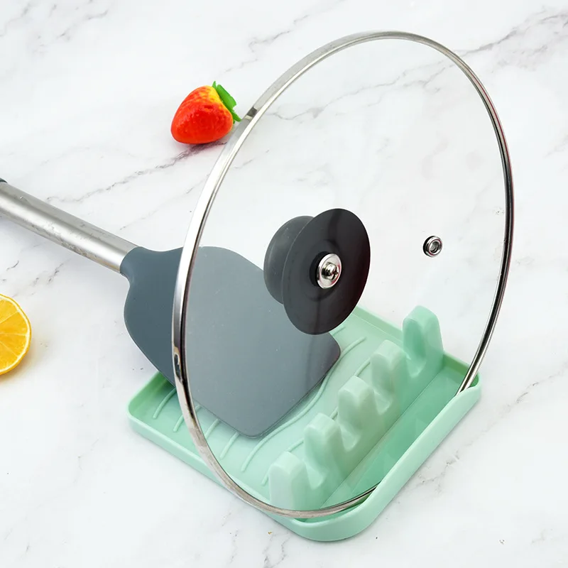 Silicone kitchenware spoon pad silicone spatula spoons shelf rack kitchen cooking tools accessories spoon holder mat shovel mat