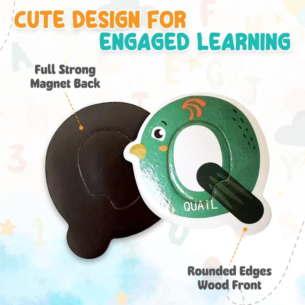 Educating Kids Preschool Learning Spelling Games Refrigerator Magnets Educational Toy Set 41 Pcs Magnetic Alphabet For Toddlers