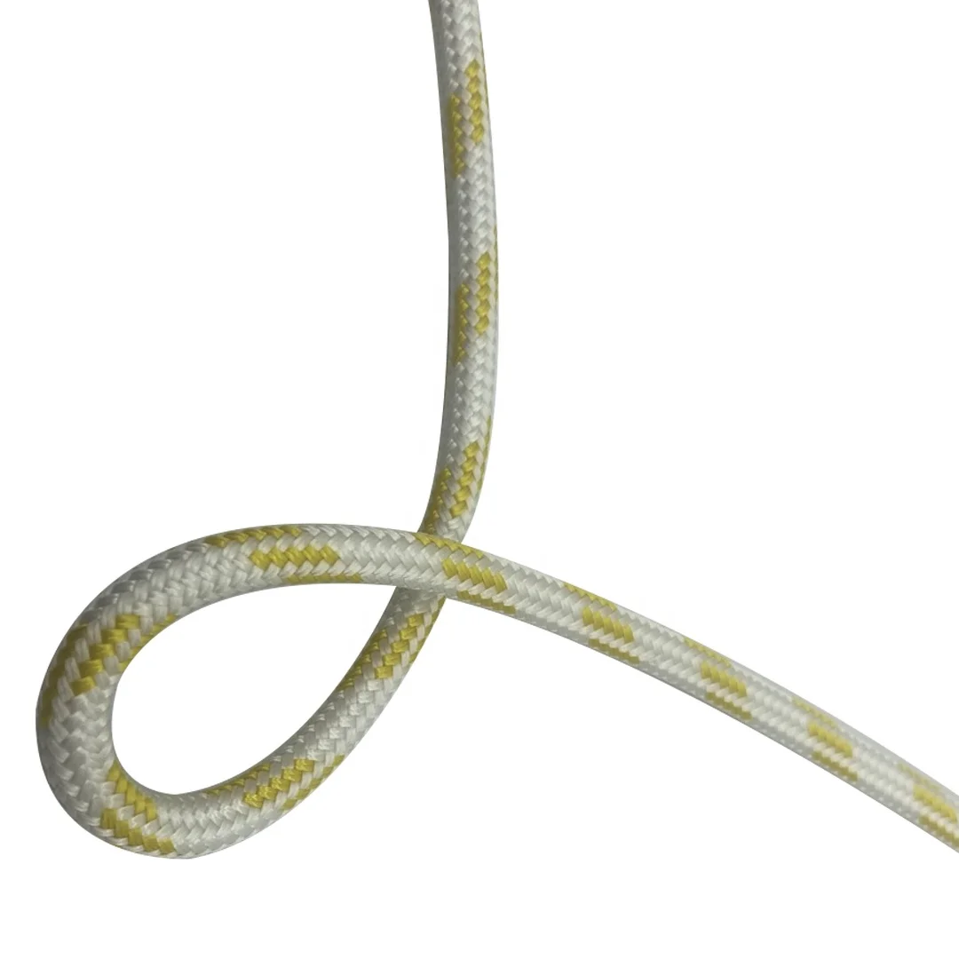 Yachting Sheet lines Halyard lines with polyester material  White/Yellow