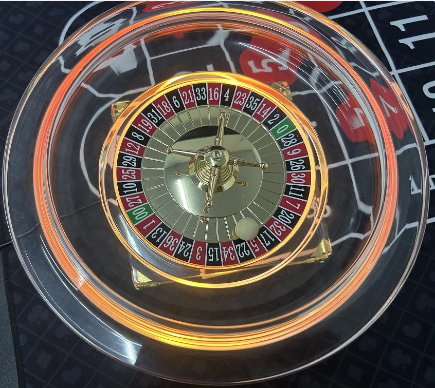 both Zero Roulette Wheel Machine for Party Drinking Game Texas Baccarat Club Solid Wood Luxury Casino Games Roulette