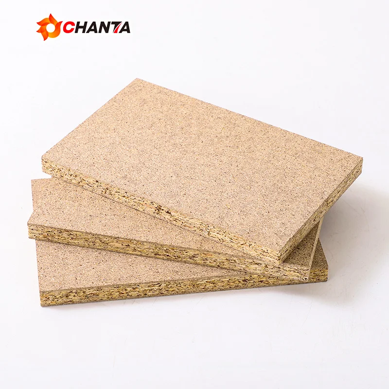 Made in China  linyi low price 9mm 16mm 18mm 25mm  melamine laminated particle board 4x8