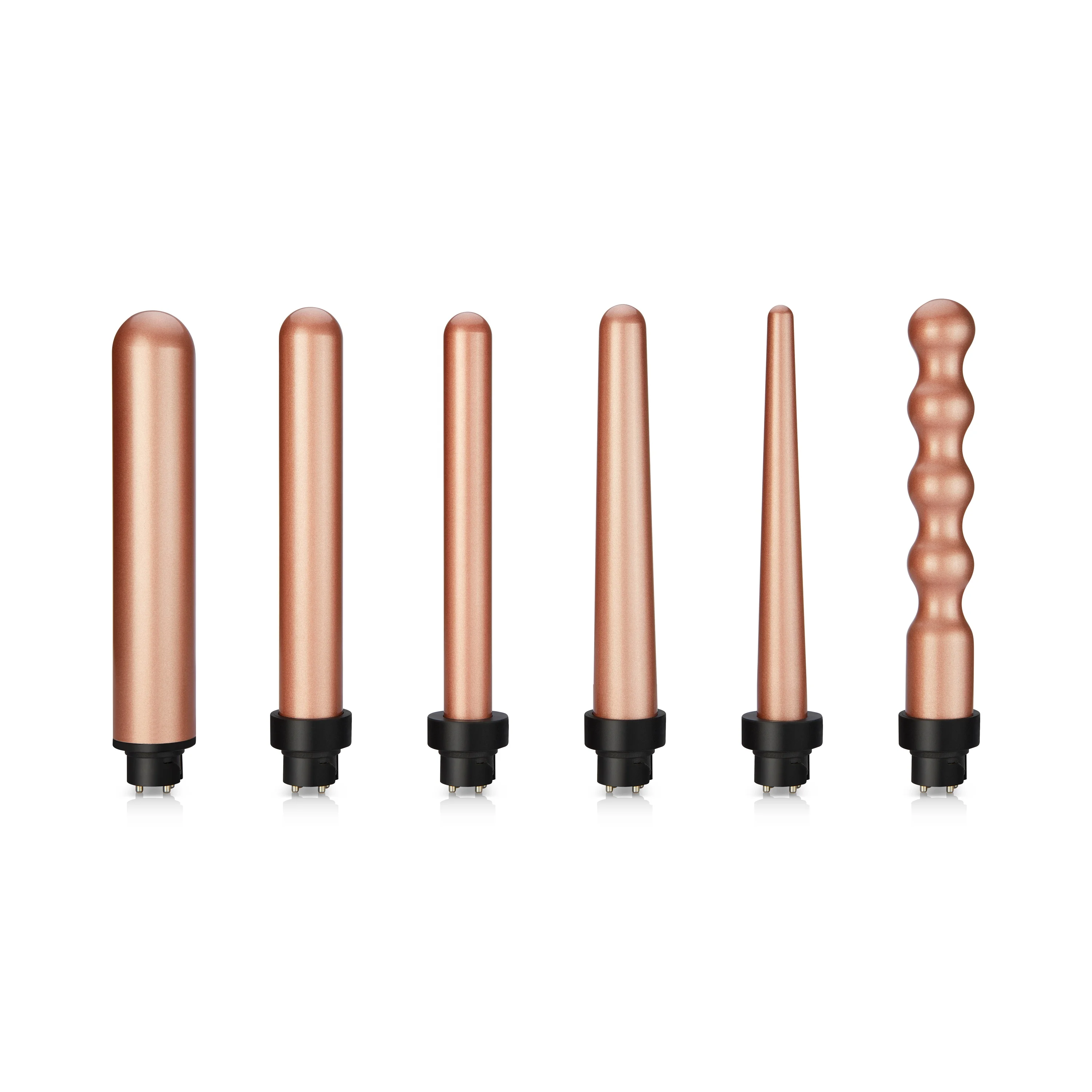 New PTC 6 in 1 heat up pretty quickly Hair Curling Wand Hair Curler iron private label curling wand Multifunctional Curling Iron