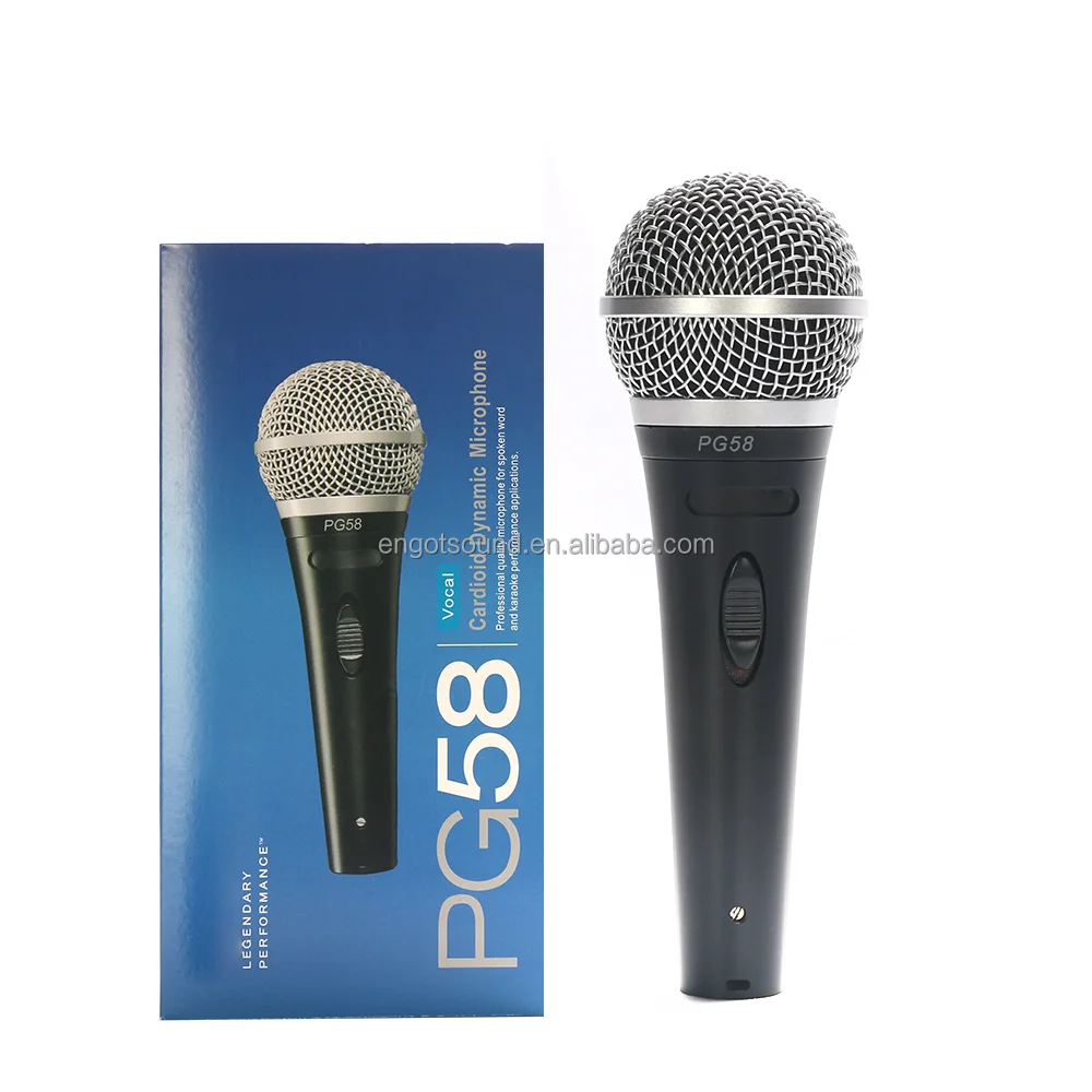 PG58  professional wired handheld dynamic audio vocal microphone  for karaoke KTV STAGE SPEAKER