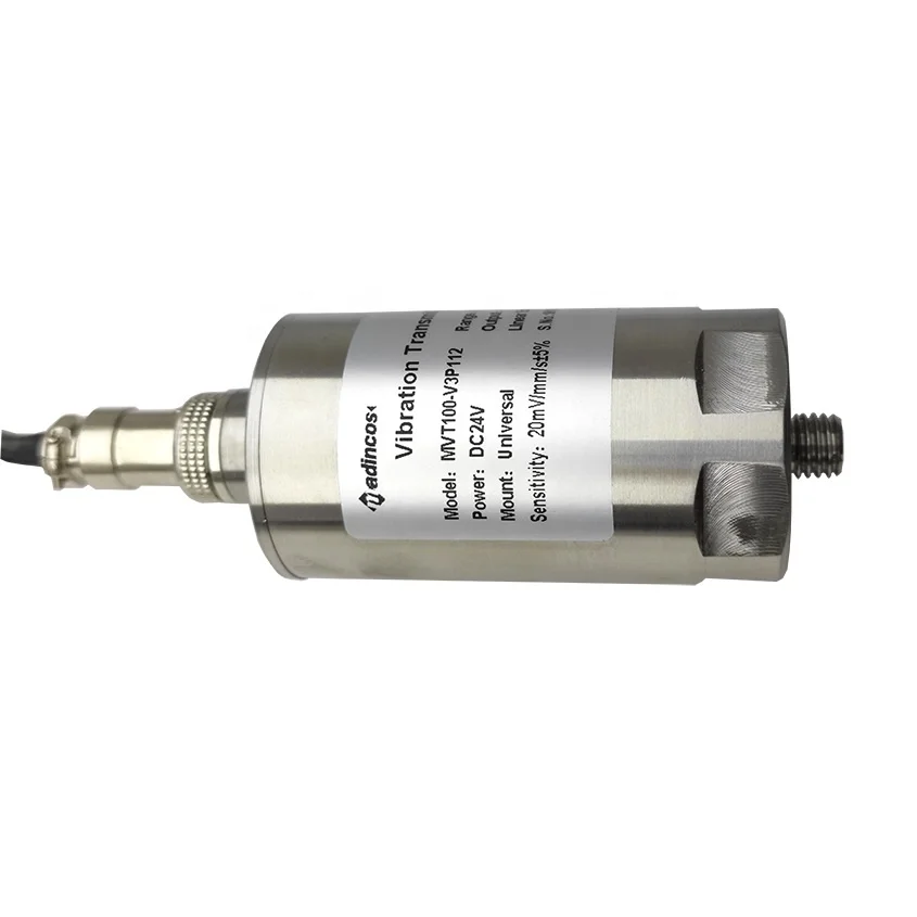 MVT100-M:0-100/0-200/0-500um Integrated 4-20ma Vibration Displacement Sensor Transmitter for Motor,Fan Rotary Machine Vibration