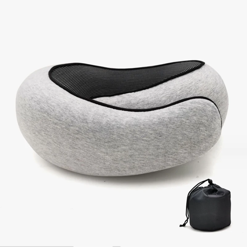 New design high-quality memory foam travel neck pillow Suitable for aircraft and automotive home use