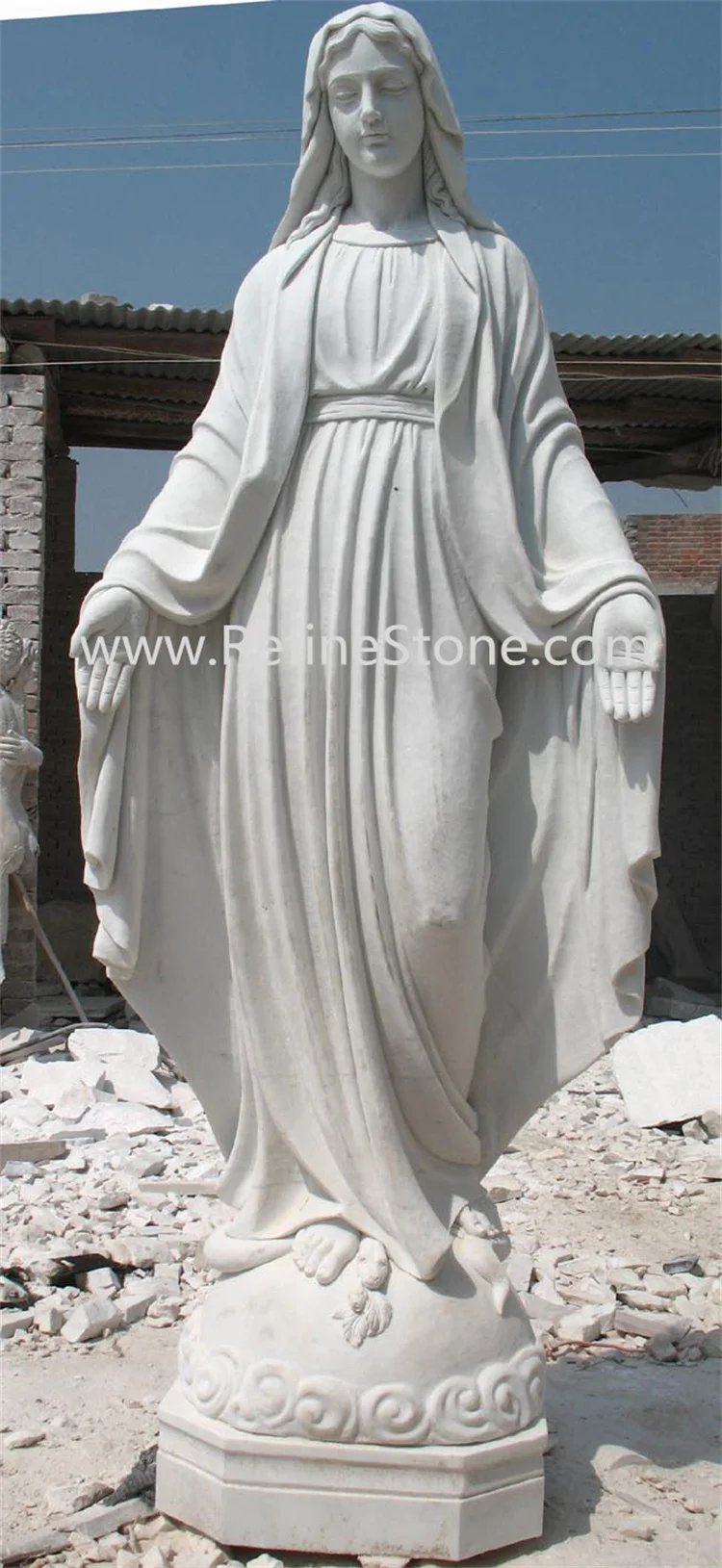 RF открытый сад церковь благословенная medjugorje mary мраморная