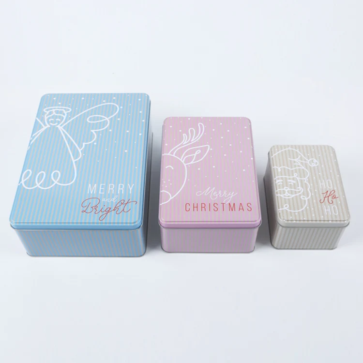 Biscuit Cookie Tin Can Packaging  Cheap Custom Empty Biscuit Cookie Tin Box Metal