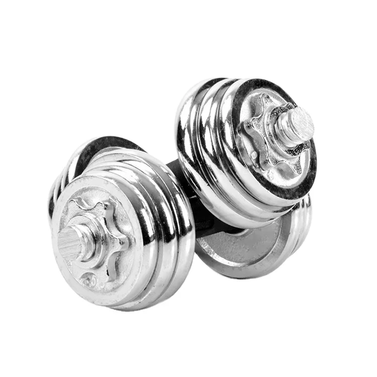 Reapbarbell Wholesale gym basic equipment 30kg chroming dumbbell set
