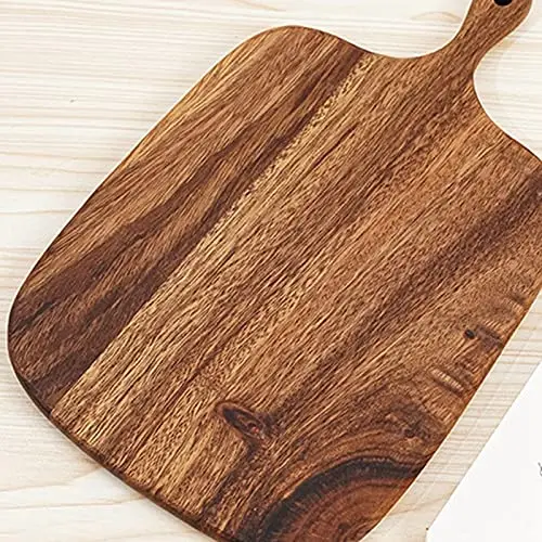 Oem Logo Hot Selling Ecofriendly New Product Nordic Restaurant Vintage Unique Walunt  Handles Wood Cutting Boards