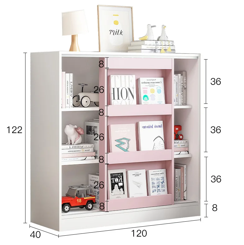 Симпатичная Цветная детская книжная полка книжный шкаф для компакт-дисков китайский производитель детский хранения деревянная современная