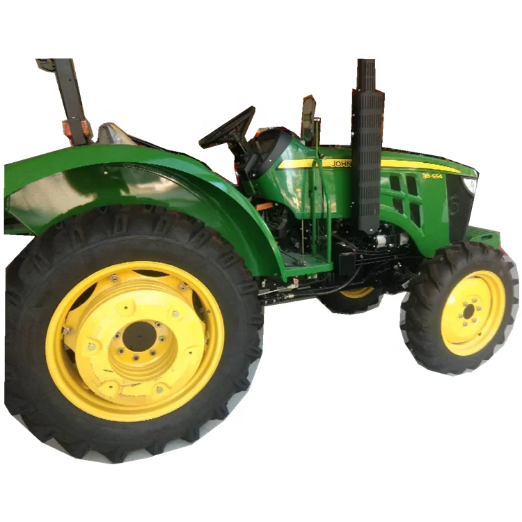 Б/у фермерский трактор, сельскохозяйственная техника 55 л.с., четырехколесный привод, трактор John Deere