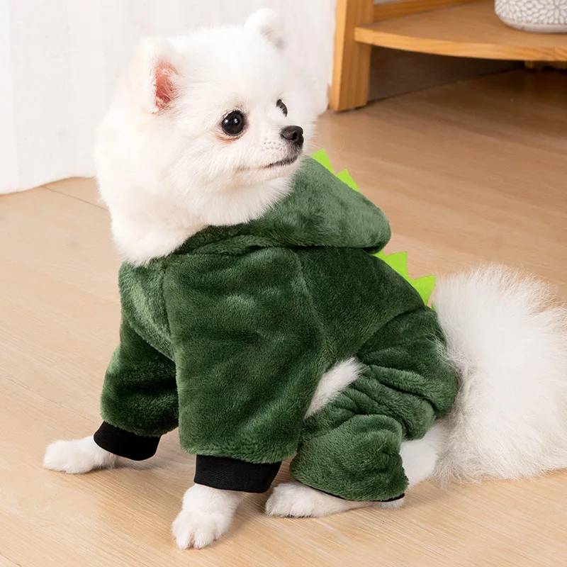 New Year Costumes Cute Dinosaur Dragon Pet Dog Cat Clothes Pet Clothes Display Dog Clothes