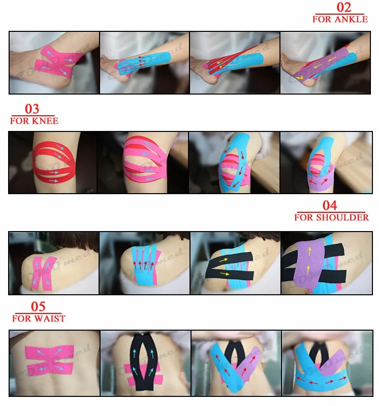 Customized High Quality Kinesios Tape Kinesiology