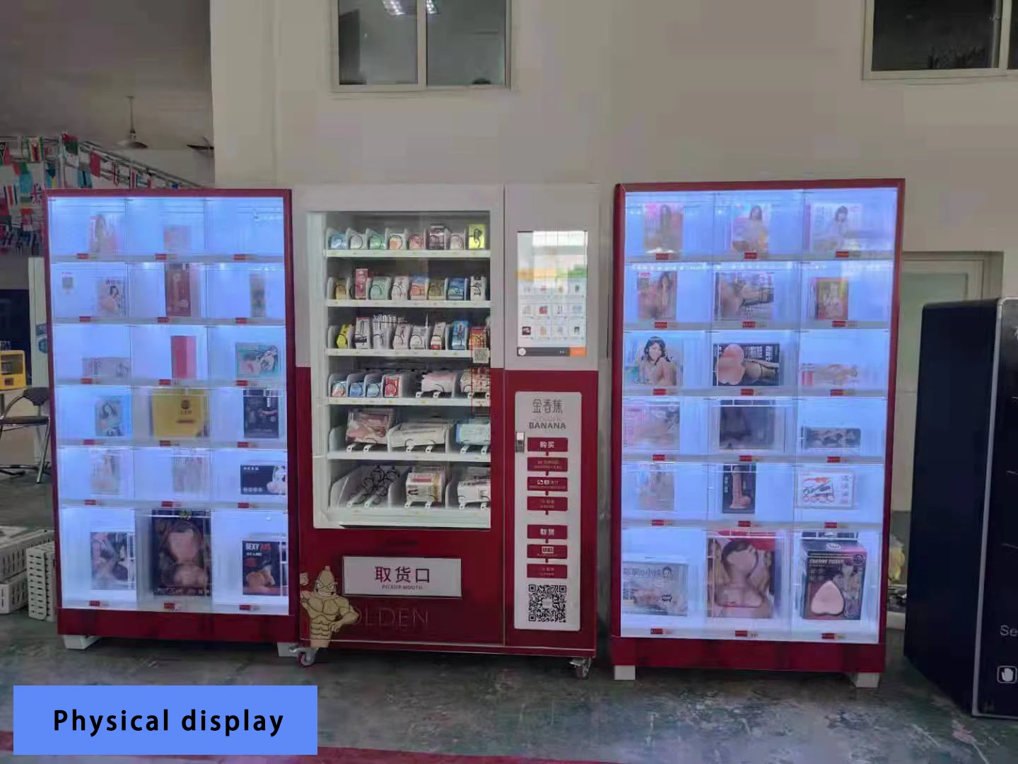 Spirals cabinet with locker cabinet popular adult products vending machine Locker vending machine  one by one  vending machine