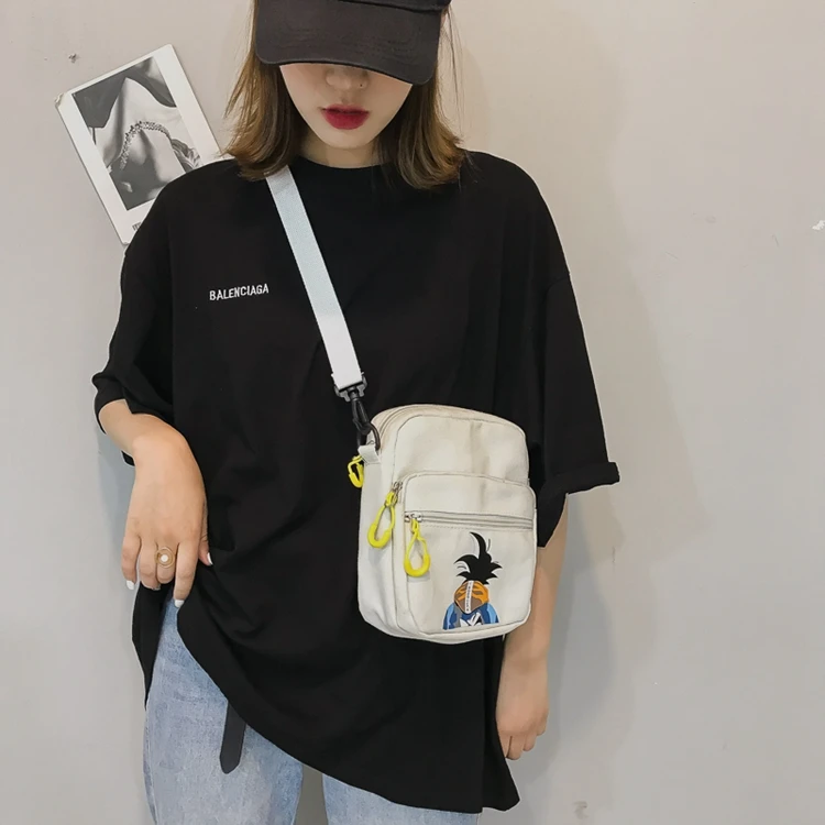 Oem Beautiful Printed Reproduction Vintage Custom Phone Canvas Messenger Bag Casual Cloth Shoulder Bag