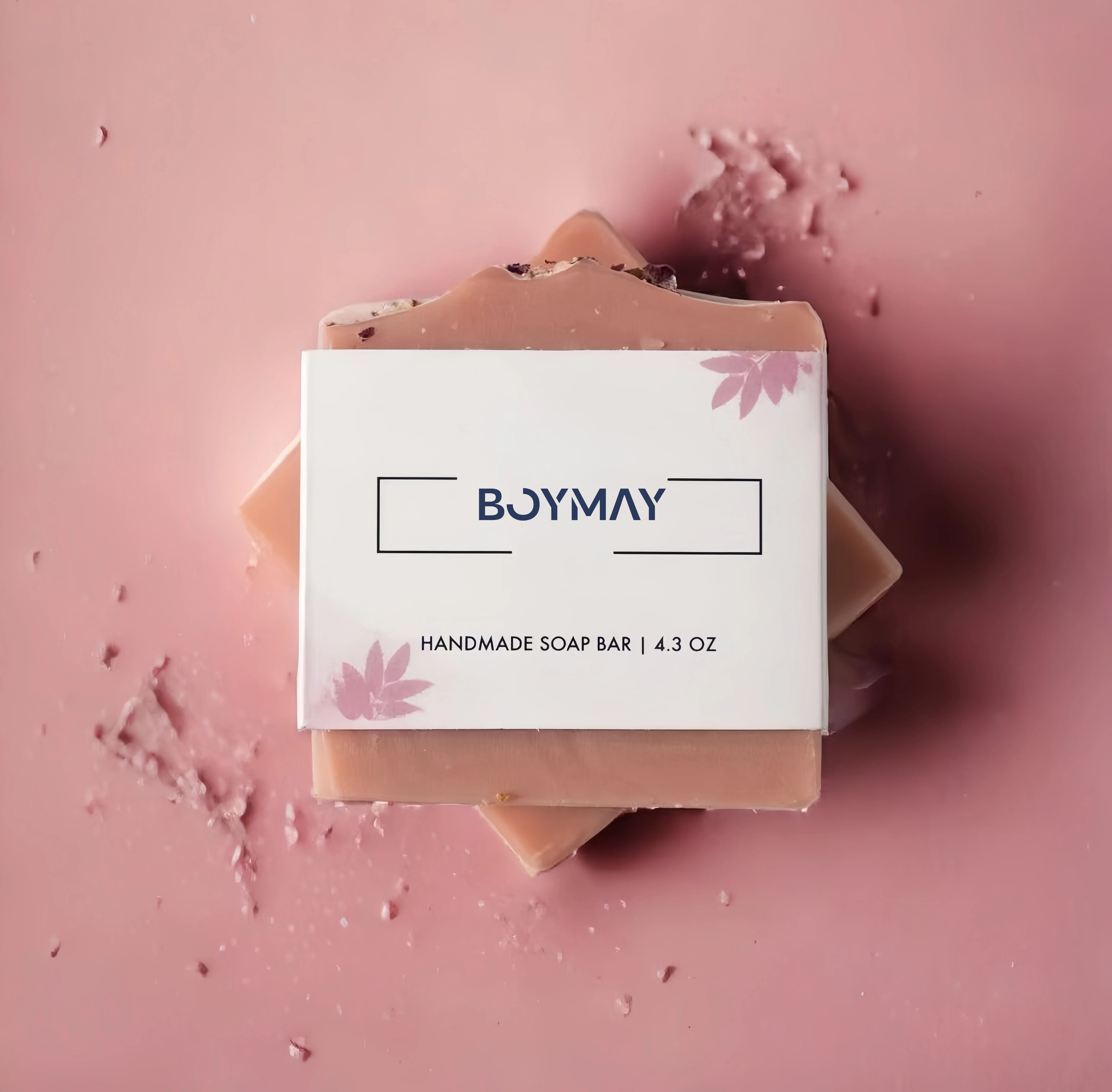 Custom Private Label Rendering Latte Art Natural Essential Gentle Handmade Cold Press Soap With Dried Flowers