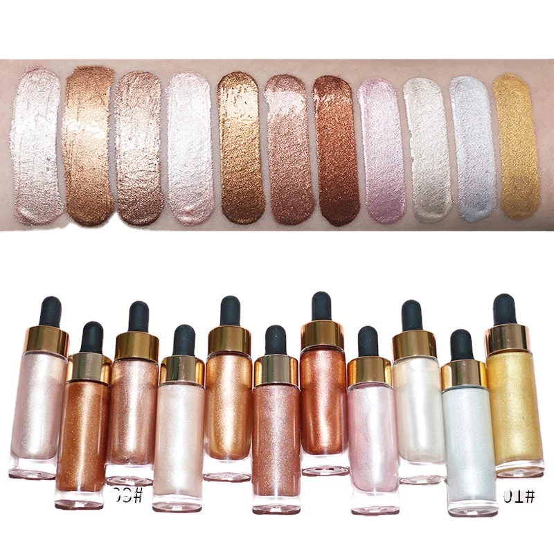 Торговая марка жидкий хайлайтер сияющее масло для тела сияющий спрей