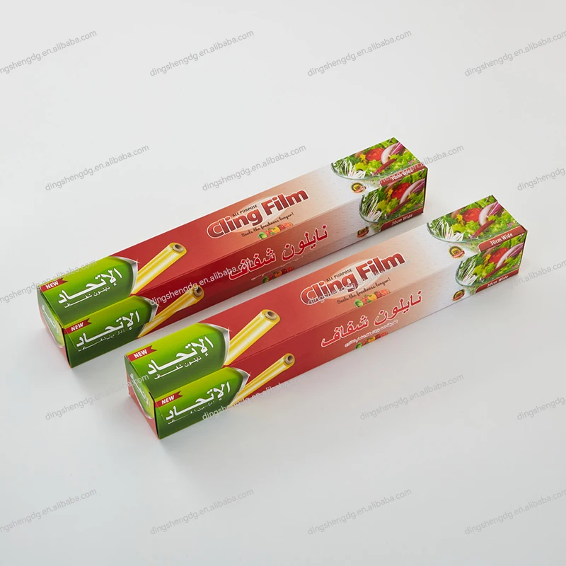 Food Cling Wrap Biodegradable Meat Fruit  Wrap Film Jumbo Roll Clear Shrink Wrap Food Grade Stretch Film
