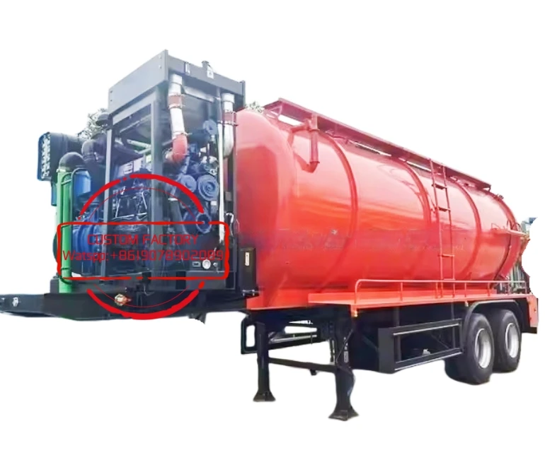 4x2 diesel sewage vacuum trailer manual Trailer type diesel engine power generation starting vacuum self-priming sewage pump