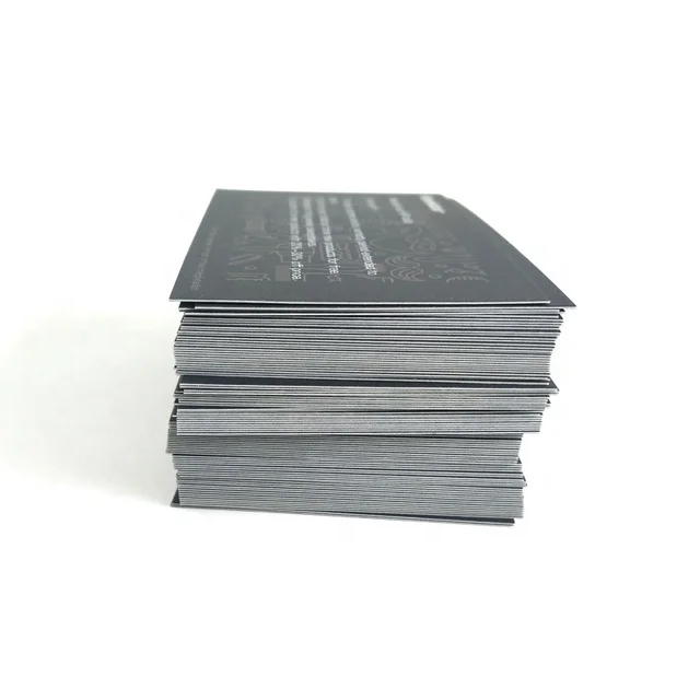 Custom Paper Name Card Embossing Art Paper Custom Business Card