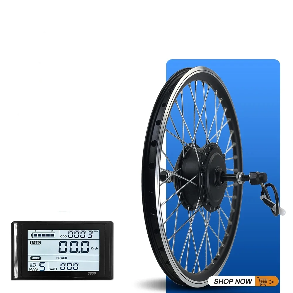 Electric Bike Conversion Kit 36V48V 250W 350W 500W Brushless Rear Hub Wheel Motor Kit For Electric Scooter Parts 16-29inch 700C