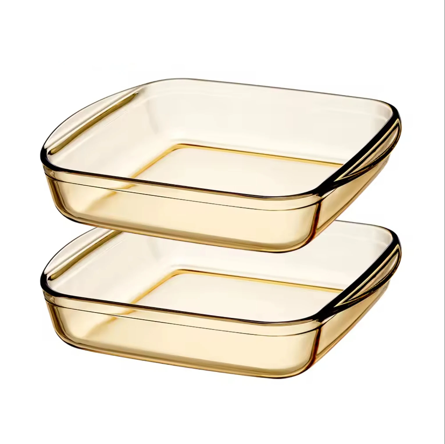 Wholesale High Borosilicate Glass Baking Dish/Glass Baking Tray Kitchenware Microwave Rectangle Glass Baking Dishes Pans