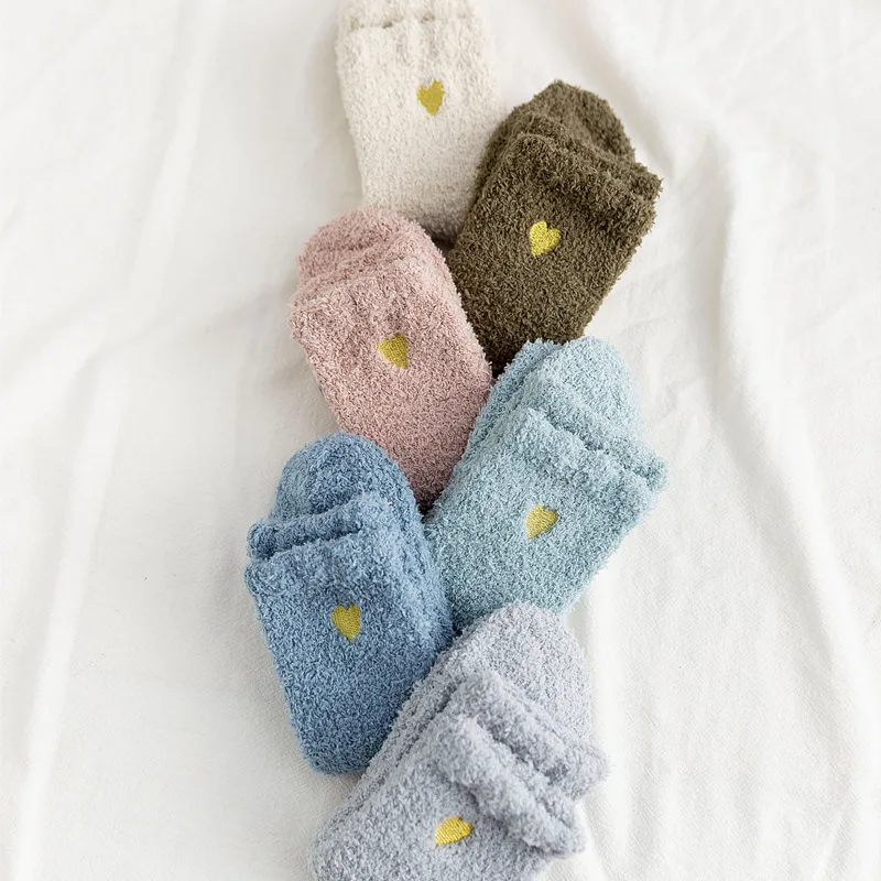 Fashion Woman Fluffy Fuzzy Warm Room Slipper Socks Warm Winter Women Indoor Sofa Sleep Fuzzy Floor socks