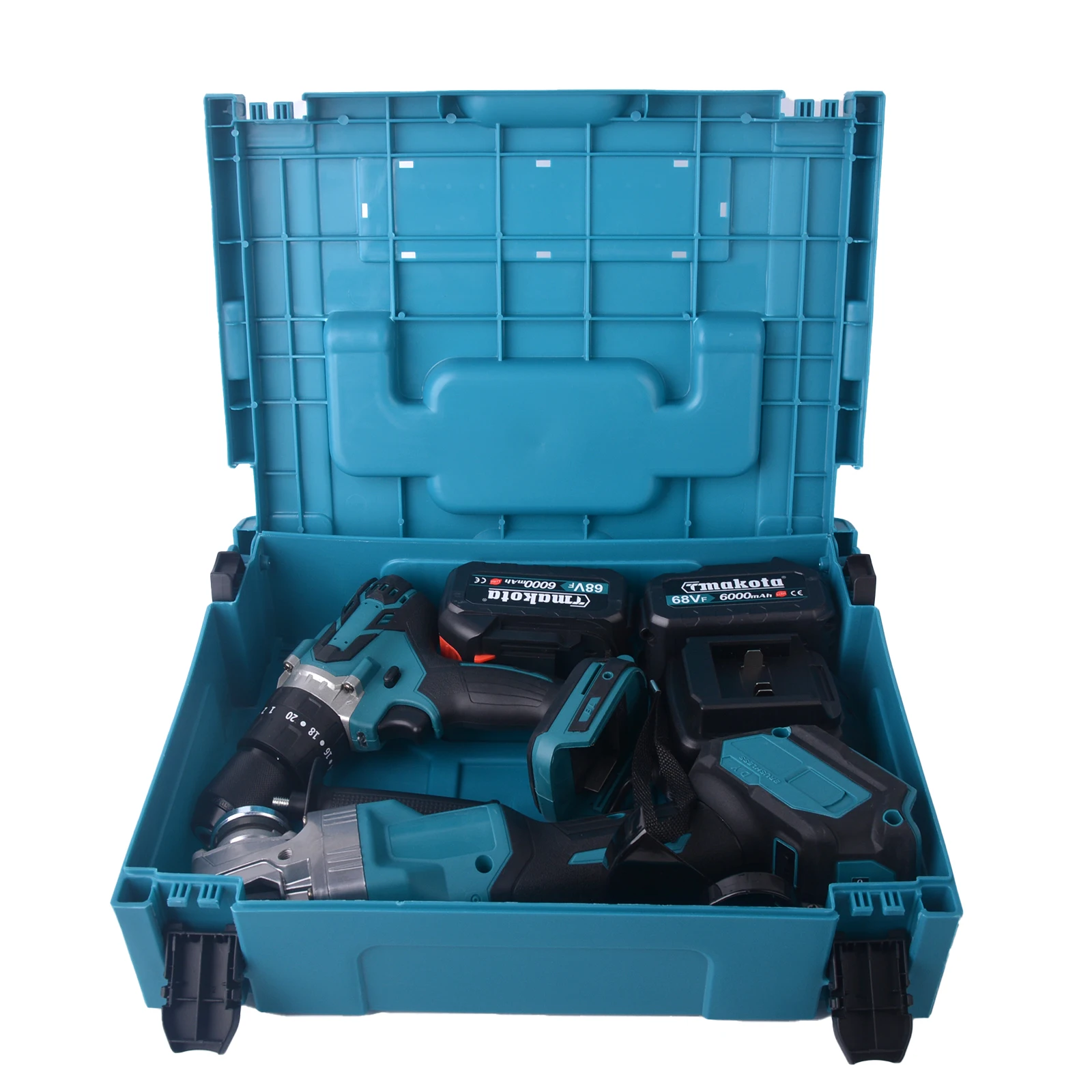 High Quality Factory Supply Stocks Tmakota Cordless Brushless Drill Angle Grinder Combo 2 In 1 Kit For Wood Working