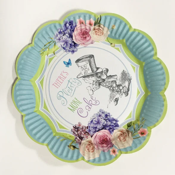 Wholesale Paper Plates Party Supplies Bronzing Disposable Party Paper Plates