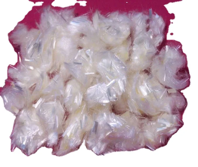 Hybrid polypropylene twist fiber reinforced concrete with large synthetic structural fibers, glass fibers, chopped fibers