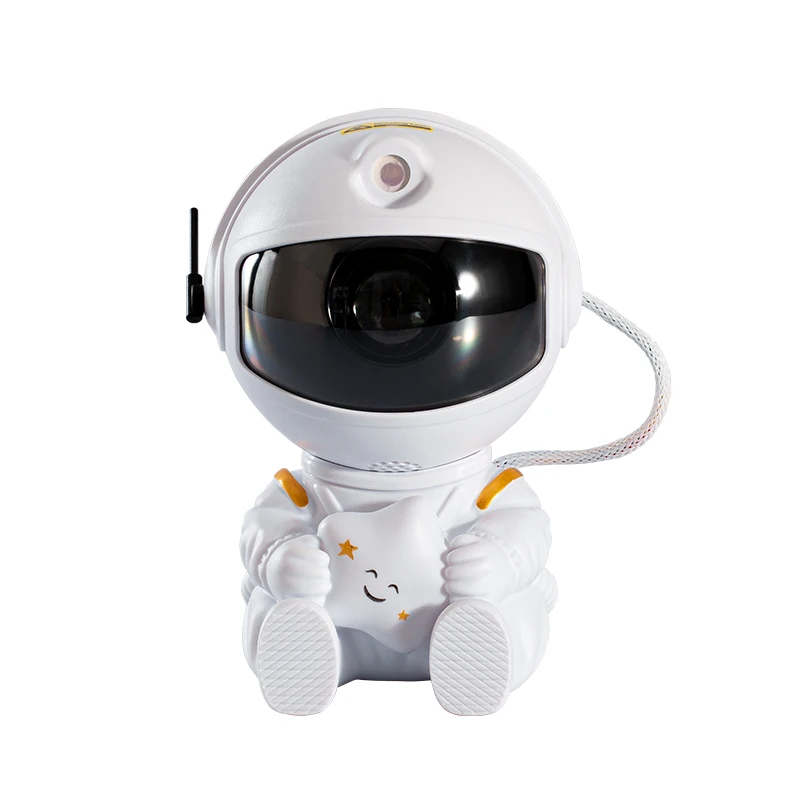 Christmas lights Astronaut Galaxy Projector Lamp Cute Seated Remote Controlled Astronaut Projector Light for Kids