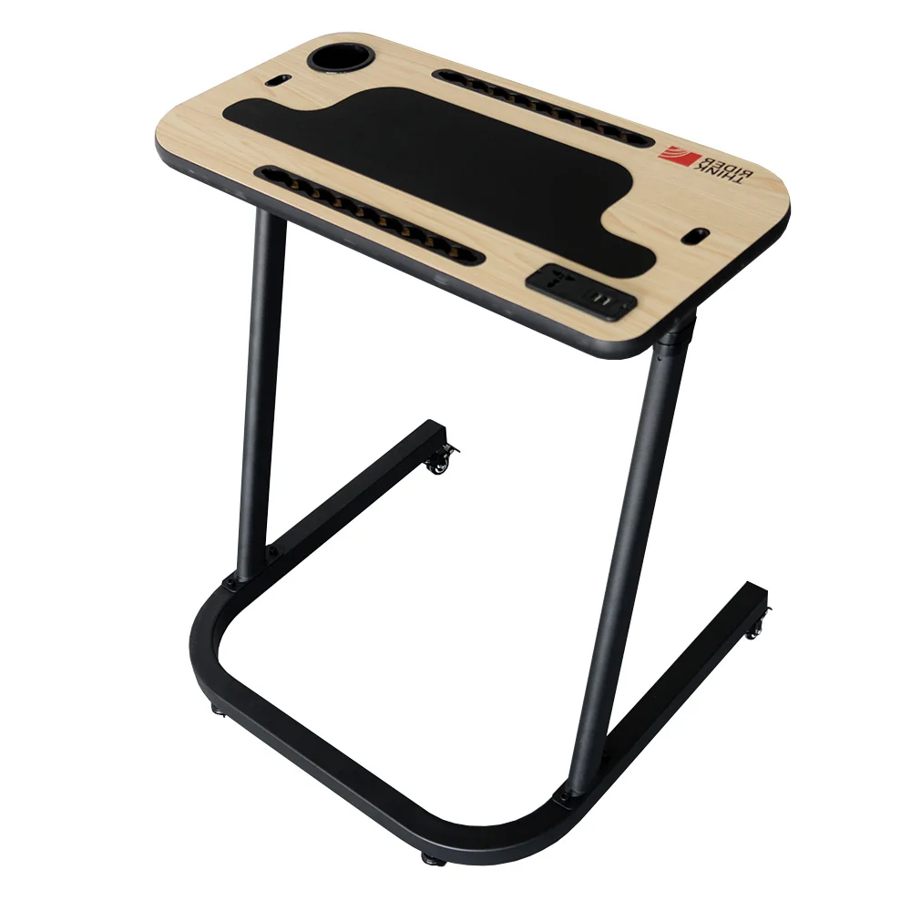 ThinkRider Height Adjustable Indoor Cycle Bike Trainer Table Desk Laptop