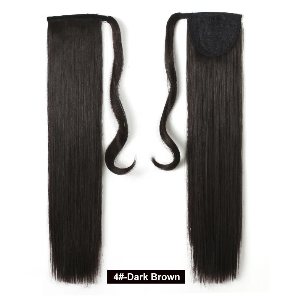 
Easy to wear synthetic hair ponytail long straight ponytail draw string ponytail 
