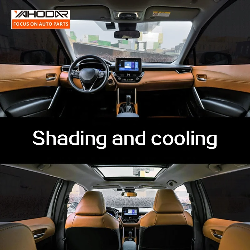 Universal Car Windshield Umbrella Foldable Front Sunshades Umbrella for car  Block UV Rays Bendable Handle Sun Visor Protect