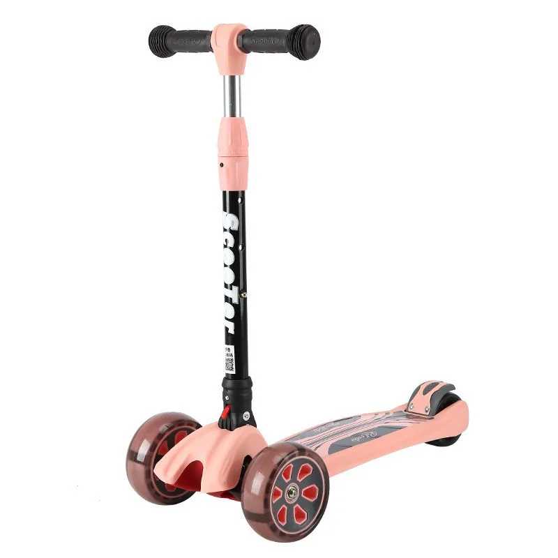 2022 New Ride on Toys Children Kids Baby Kick Scooter Foot Scooter with PU Wheel Adjustable Body Size Box Packing