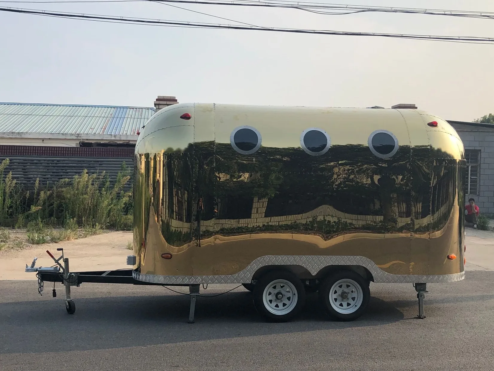 2020 Best Sale Airstream Food Trucks Mobile Food Trailer Food Cart For Sale airstream and welcome to visit our factory