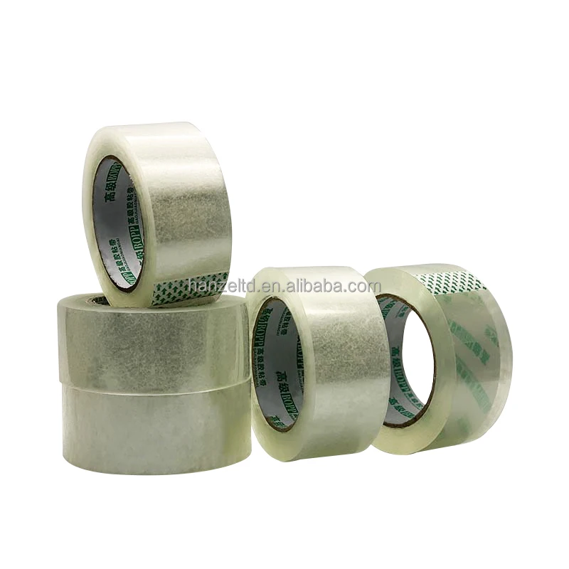 China Wholesale Manufacturer Competitive Price Adhesive BOPP Waterproof Packing Box Sealing Adhesive Tape Roll