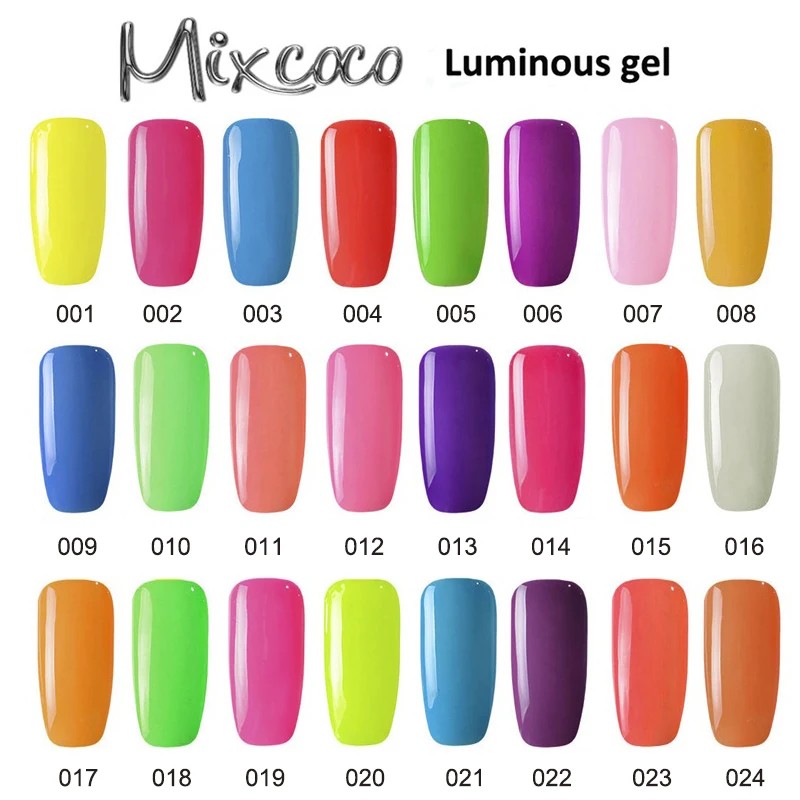 Производство Mixcoco стойкий светящийся Гель-лак для ногтей женщин