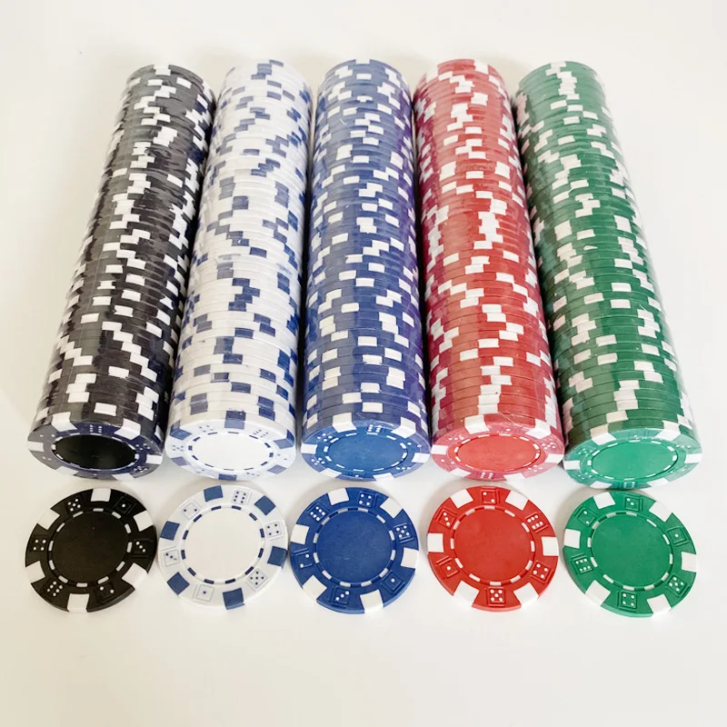 300pcs Poker Chips Set High Quality Aluminium Case With Dealer Gambling Tokens Chips