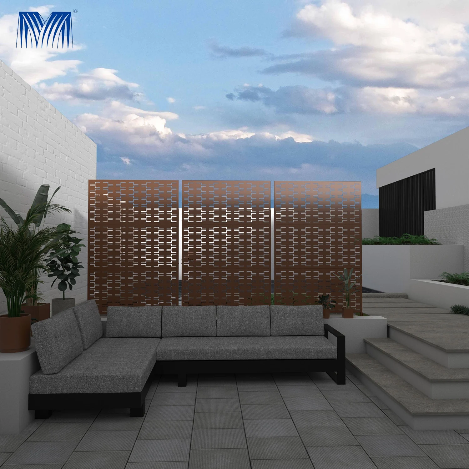 Cast aluminum  wood ventilation and decorative grilles retractable fencing for gardens removal pool removable garden fence