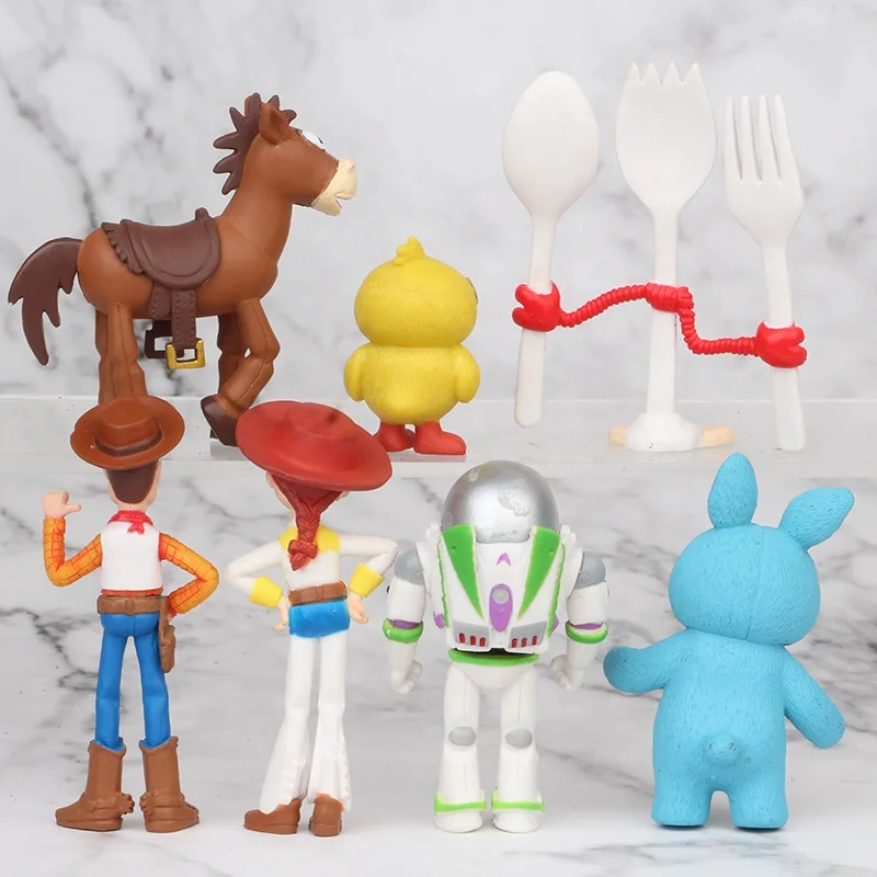  DIHAO Toy Story 4 Buzz Light Year Woody Jessie Bullseye Forky фигурка кукла Коллекционная модель игрушка Детские