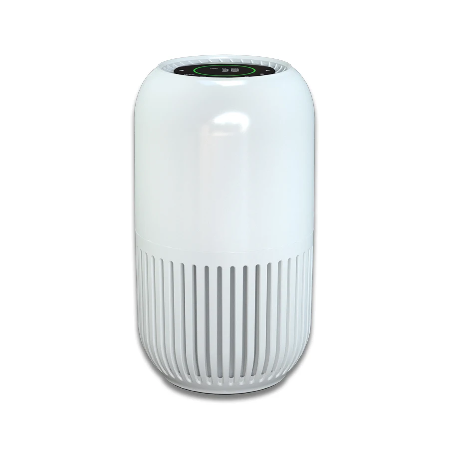 Small Desktop Air Cleaner TVOC Sensor High CADR  HEPA Air Purifier with touch control